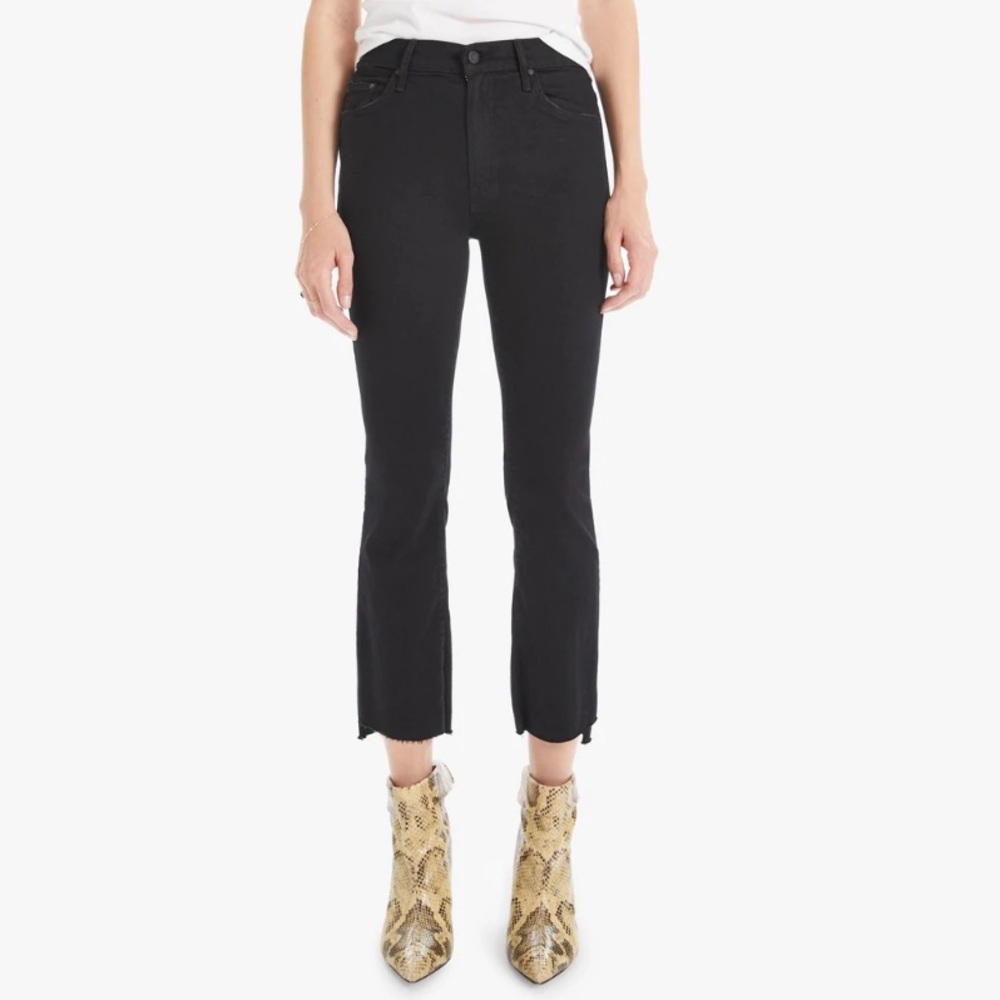 Mother Denim- The Insider Crop Step Fray- Size 23